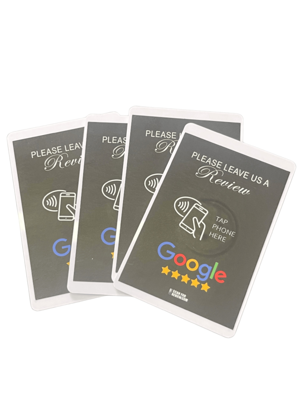 Google review scan cards to boost your online reputation and rank higher on Google